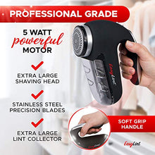 Load image into Gallery viewer, Alwayslux EasyLint Professional Sweater Shaver Best Rated Lint Fuzz Pill Remover for Clothes, Fabrics and Furniture. Includes Zipper Storage Case.