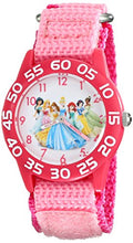 Load image into Gallery viewer, Disney Kids' W001990 Princess Time Teacher Watch With Pink Nylon Band