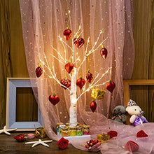 Load image into Gallery viewer, Hypestar Artificial Decorative Centerpiece | 24 Warm White LED Star USB Operated| Tabletop Decoration Light Tree | Christmas Easter Holiday Party Indoor Decor 18 Inches… (Star Lighted Tree)