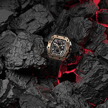 Load image into Gallery viewer, TSAR BOMBA Mens Watches Luxury Tonneau Watches for Men Waterproof 50M Analog Replica Watch Chronograph Calendar Date Menâs Dress Business Work Watch Diver Large Square Face Wristwatch