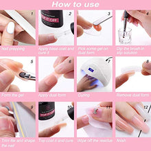 Load image into Gallery viewer, Makartt Poly Nail Gel Kit, Clear Pink Spring Summer Nail Gel Kit Poly Nail Extension Gel Nail Enhancement Set for Manicure All-in-one Nail Thickening Solution Salon Home French Kit Christmas Gift