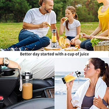 Load image into Gallery viewer, Portable Blender, Ayyie Personal Size Blender, Smoothie Blender USB Rechargeable Shakes and Smoothies Juicer Cup, with 4000mAh USB Batteries, BPA Free, Protein Juice Blender Mixer(SXB01)