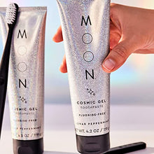 Load image into Gallery viewer, MOON Cosmic Gel Toothpaste, Fluoride-Free, Lunar Peppermint Flavor for Fresh Breath
