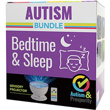 Load image into Gallery viewer, Autism & Prosperity Kids Calming Ocean Wave Projector for Autistic Children - Music - AUX – for ASD Boys Girls Sleep Bedroom Room Decor - Visual Auditory Sensory Toys Stimulation LED Night Light Lamp