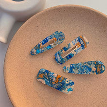 Load image into Gallery viewer, 12 Pcs Hair Clips Pearl Hair Barrettes for Woman Fashion Geometric Acrylic Resin Alligator Hair Pins Large Bows/Clips/Ties for Valentines Day Gifts Bling Headwear Barrette Styling Tools Accessories