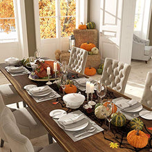 Load image into Gallery viewer, 5pack Halloween Decorations Tablecloth Runner Black Lace Round Spider Cobweb Table Cover Fireplace Mantel Scarf Spiderweb Fireplace Scarf Spider Lampshade with 36pcs Scary 3D Bat for Halloween Party