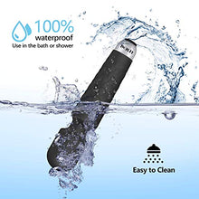 Load image into Gallery viewer, LESUMI Upgraded Personal Wand Massager with Memory - Premium with 8 Speeds 20 Patterns and One-Click Recovery - Mini Handheld Powerful Rechargeable for Neck Back Stress Relief Relax Muscles (Black)