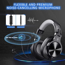 Load image into Gallery viewer, OneOdio Computer Headsets with Microphone -PC Headphones with Boom Mic for Gaming Wired Over Ear Headset with in-Line Control Volume Mute for Mac Laptop Office Zoom Conference