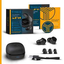 Load image into Gallery viewer, TREBLAB xFit - Truly Wireless Earbuds of 2019 - True HD Sound Bluetooth 5.0 - Super Light, Premium Design, Best Sports Headphones for Workout & Running, Waterproof IPX6, Noise Cancelling (Renewed)