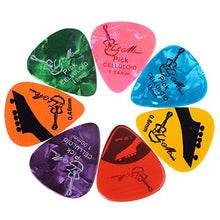 Load image into Gallery viewer, Assorted Celluloid Guitar Picks in Bulk: Thin, Medium and Heavy Gauge (50/60/75 pcs pack)