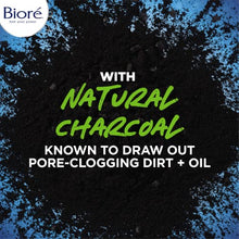 Load image into Gallery viewer, Bioré Men's Blackhead Remover Pore Strips, Charcoal Deep Cleansing Nose Strips for Blackhead Removal on Oily Skin, with Natural Charcoal for Instant Blackhead Removal and Pore Unclogging, 6 Count