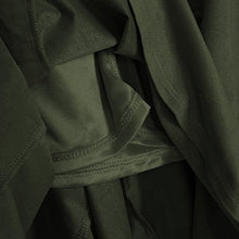 Load image into Gallery viewer, EXCHIC Women's Elegant Ankle Length Ruffle Hem Elastic Waist Midi Skirt (S, Army Green)