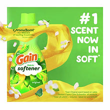 Load image into Gallery viewer, Gain Laundry Fabric Softener Liquid, Original Scent, 41 fl oz, 48 loads, HE Compatible, Pack of 4, (Packaging May Vary)