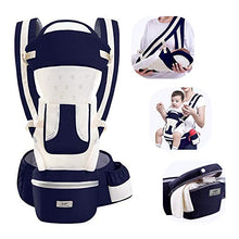 Load image into Gallery viewer, Baby Carrier with Hip Seat for Newborn to Toddler, 3 in 1 Ergonomic Soft Backpack Carry All Positions Front and Back, Up to 55lbs