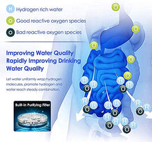 Load image into Gallery viewer, DQXY Hydrogen Water Bottle Generator,Portable Hydrogen Water Ionizer Machine,Hydrogen Rich Water Maker 2L Large Capacity Health Cup for Family Use