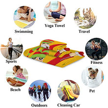 Load image into Gallery viewer, Indie Easy to Dry Absorb Water Biker Santa Claus Smoking Pipe with Hand Gesture Party Christmas Cartoon Absorb Water Marigold Lime Green