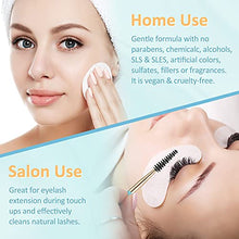 Load image into Gallery viewer, Eyelash Extension Cleanser, LANBENA Lash Shampoo, Eyelash Extension Shampoo, Lash Cleanser for Extensions, Lash Foam Cleanser, Chamomile Eyelash Cleaner, Paraben & Sulfate & Oil Free for Salon and Home Use (60ml 2 Fl Oz )