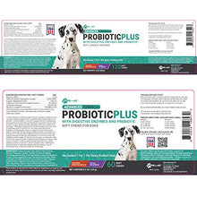 Load image into Gallery viewer, Max and Neo Probiotic Plus Soft Chews for Dogs with Digestive Enzymes and Prebiotic - We Donate 1 for 1 to Dog Rescues for Every Product Sold (120 Count)