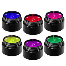 Load image into Gallery viewer, Kecar Nail Art, Nail Luminous Spider UV Gel Nail Polish Neon Fluorescent Effect Gel 8ml, Health and Beauty (Multicolor)
