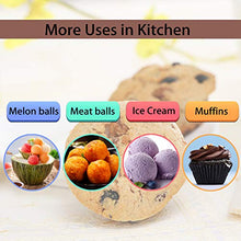 Load image into Gallery viewer, JUNADAEL J Cookie Scoop, Include #60/1 Tablespoon, #40/2 Tablespoon, #20/3 Tablespoon, Cookie Dough Scoop, Cookie Scoops for Baking set of 3, 18/8 Stainless Steel, Soft Grip