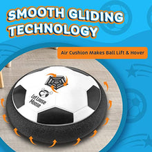 Load image into Gallery viewer, LLMoose Hover Ball for Boys & Girls - 2 LED Light Soccer Balls with Foam Bumpers