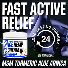 Load image into Gallery viewer, Ice Hеmp Cream for Arthritis 300,000 - Back & Muscle Pain Relief – Foot & Knee, Joint & Neck Inflammation Therapy – Made in USA – Organic Reliever (1) (1)