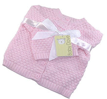 Load image into Gallery viewer, Baby Dove Newborn Popcorn Knit Cardigan & Beanie Gift Set-A Perfect Baby Sweater & Hat Outfit