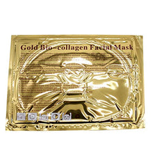 Load image into Gallery viewer, Adofect 12PC 24K Gold Gel Collagen Crystal Facial Masks Sheet Patch For Anti Aging, Puffiness, Anti Wrinkle, Moisturizing, Deep Tissue Rejuvenation and Hydrates Skin