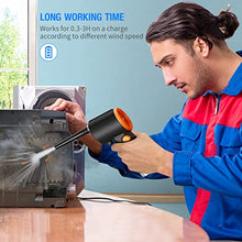 Load image into Gallery viewer, Xasla 41000RPM Powerful Air Duster, Cordless Handheld Compressed Air Duster, Portable Air Blower for Computer Keyboard Electronics Cleaning, Stepless Speed, Fast Charging