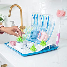Load image into Gallery viewer, Dr. Brown's Clean Steam Baby Bottle and Pacifier Sterilizer and Dryer with Folding Baby Bottle Drying Rack