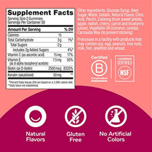 Load image into Gallery viewer, OLLY Undeniable Beauty Gummy, 30 Day Supply (60 Gummies), Grapefruit Glam, Biotin, Vitamin C, Keratin, For Hair, Skin, Nails, Chewable Supplement