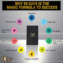 Load image into Gallery viewer, 90 Day Action Planner Daily, Weekly, Monthly Undated Calendar Goal Planning - Increases Productivity & Time Management with Vision Board & to Do List - Life Coaching & Corporate Gifts