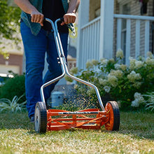 Load image into Gallery viewer, American Lawn Mower Company 1204-14 14-Inch 4-Blade Push Reel Lawn Mower, Red
