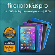 Load image into Gallery viewer, Fire HD 10 Kids Pro tablet, 10.1", 1080p Full HD, ages 6–12, 32 GB, (2021 release), named"Best Tablet for Big Kids" by Good Housekeeping, Doodle