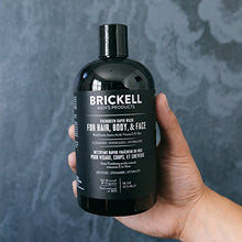 Load image into Gallery viewer, Brickell Men's Rapid Wash, Natural and Organic 3 in 1 Body Wash Gel for Men, 16 Ounce, Evergreen Scent