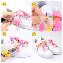 Load image into Gallery viewer, 5Chaos Neon Glow Shoelaces, Cool Funny Green Shoe Laces for Women Kids Girls Men, Fun Custom Shoestring with Aglets 1Pair (39" (100CM), Neon Green)