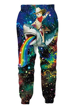 Load image into Gallery viewer, Mens Rave Long Joggers Pants Tall Guys Hip Hop Hippie Stretch Sweatpants Animal Patterned Galaxy Space Regular Fit Leisure Suit for Spring Summer Lounge Jogging Trekking
