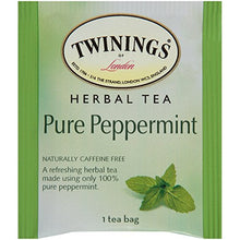 Load image into Gallery viewer, Twinings of London Pure Peppermint Herbal Tea Bags, 50 Count (Pack of 6)