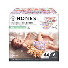 Load image into Gallery viewer, The Honest Company, Club Box, Clean Conscious Diapers, Sky's the Limit + Wingin It, Size 6, 44 Count (Packaging + Print May Vary)
