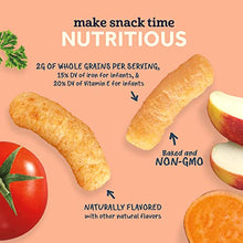 Load image into Gallery viewer, Gerber Snacks for Baby Value Pack, Lil Crunchies, Mild Cheddar & Veggie Dip, 1.48 Ounce (Pack of 8)