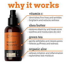 Load image into Gallery viewer, Eve Hansen Natural Vitamin C Face Moisturizer | 4oz Anti Aging Moisturizer with Vitamin B, Green Tea, Jojoba Oil | Anti Wrinkle Face Cream for Dark Spots, Improved Elasticity, Fine Lines, Firmer Skin
