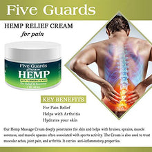 Load image into Gallery viewer, Hemp Extract Pain Relief Cream 56000 Mg- Hemp Cream with EMU oil, Turmeric, Frankincense MSM and Hemp, Relieves inflammation, Muscle, Joint, Back, Knee, Nerves & Arthritis Pain - Made in USA