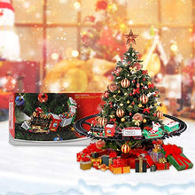 Load image into Gallery viewer, Christmas Train Set - Toy Train Set with Lights and Sounds, Round Railway Tracks for Under/Around The Christmas Tree, Best Gifts for 3 4 5 6 7 8+ Year Old Kids Boys Girls