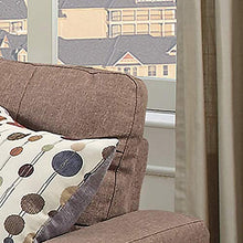 Load image into Gallery viewer, Poundex F6904 Bobkona Windsor Linen-Like 2 Piece Sofa and Loveseat Set, Light coffee