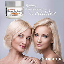 Load image into Gallery viewer, Anti-Aging Face Cream for Wrinkles with Collagen Boosting Peptides, Hyaluronic Acid, CoQ10, Organic Aloe, Coconut Oil, MSM, Vitamin C and B5 - Facial Moisturizer Repairs, Protects and Hydrates Skin