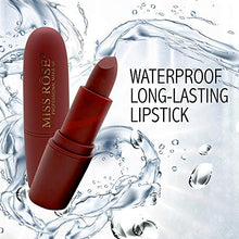 Load image into Gallery viewer, Miss Rose Long-lasting Matte Lipstick Set, 12 PCS Multi Colored featuring full-pigment lip color with a smooth, ultra-matte finish in 12 shades