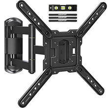 Load image into Gallery viewer, MOUNTUP TV Wall Mounts TV Bracket for Most 26-55 Inches TVs, Full Motion TV Wall Mount with Swivel and Extend 17.7 Inch, TV Mount with Swivel Articulating Arm, Max VESA 400x400mm, MU0009