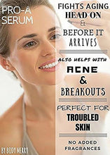 Load image into Gallery viewer, Body Merry Pro-A Serum Advanced Anti-Aging Retinol Serum w Natural Aloe, Vitamin E & Hyaluronic Acid to Combat Wrinkles, Fine Lines, Discoloration
