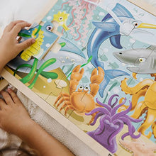 Load image into Gallery viewer, Melissa & Doug Under the Sea Ocean Animals Wooden Jigsaw Puzzle With Storage Tray (24 pcs)