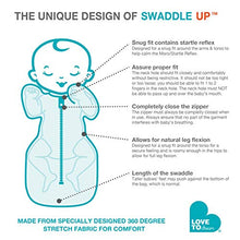 Load image into Gallery viewer, Love To Dream Swaddle UP Silky Lux, Gray, Small, 8-13 lbs, Dramatically Better Sleep, Allow Baby to Sleep in Their Preferred arms up Position for self-Soothing, snug fit Calms Startle Reflex